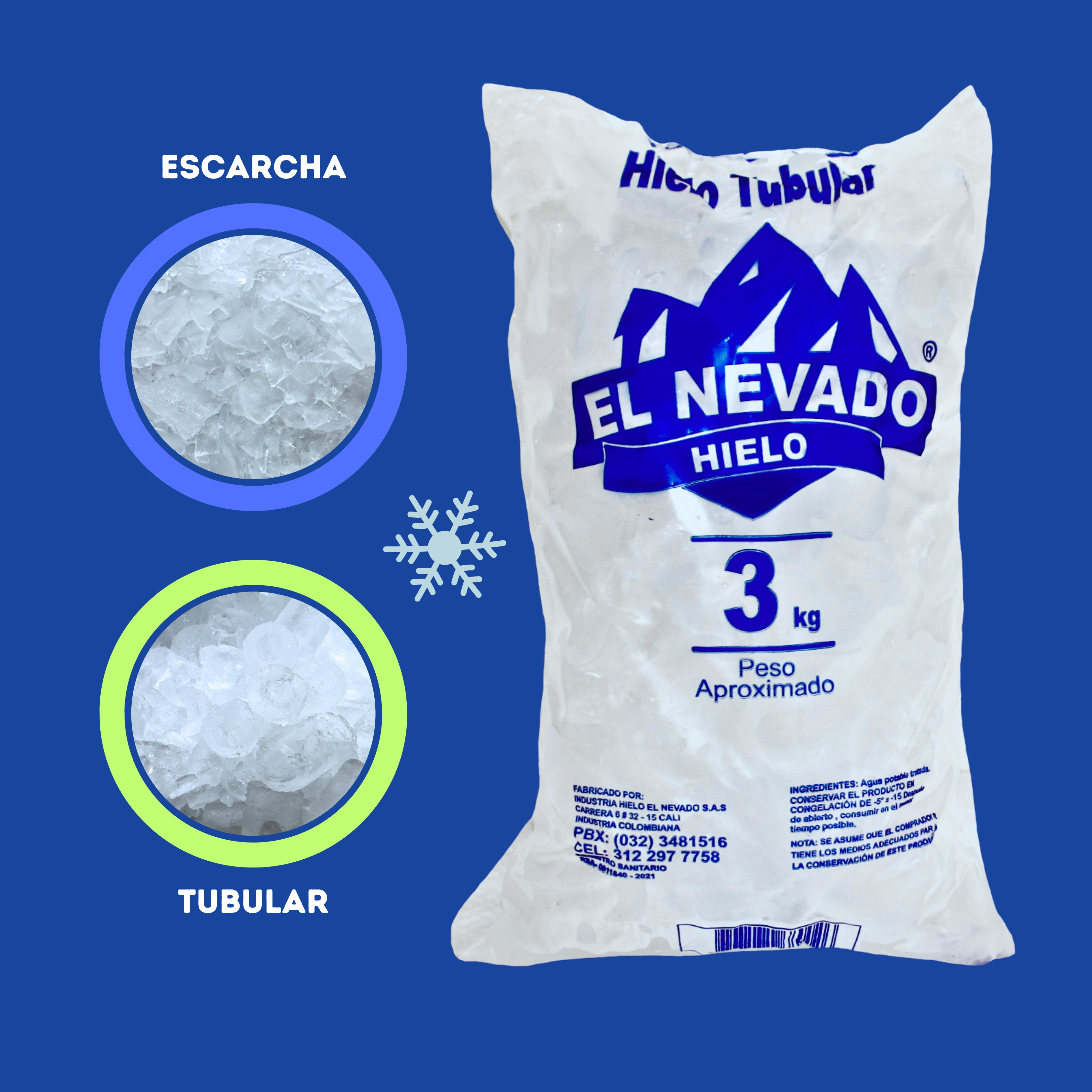 Hielo 3kg